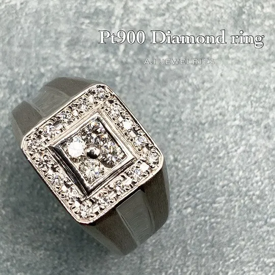 プラチナ900 ダイヤモンド リング / Pt900 diamond ring 品番pr-0110318249