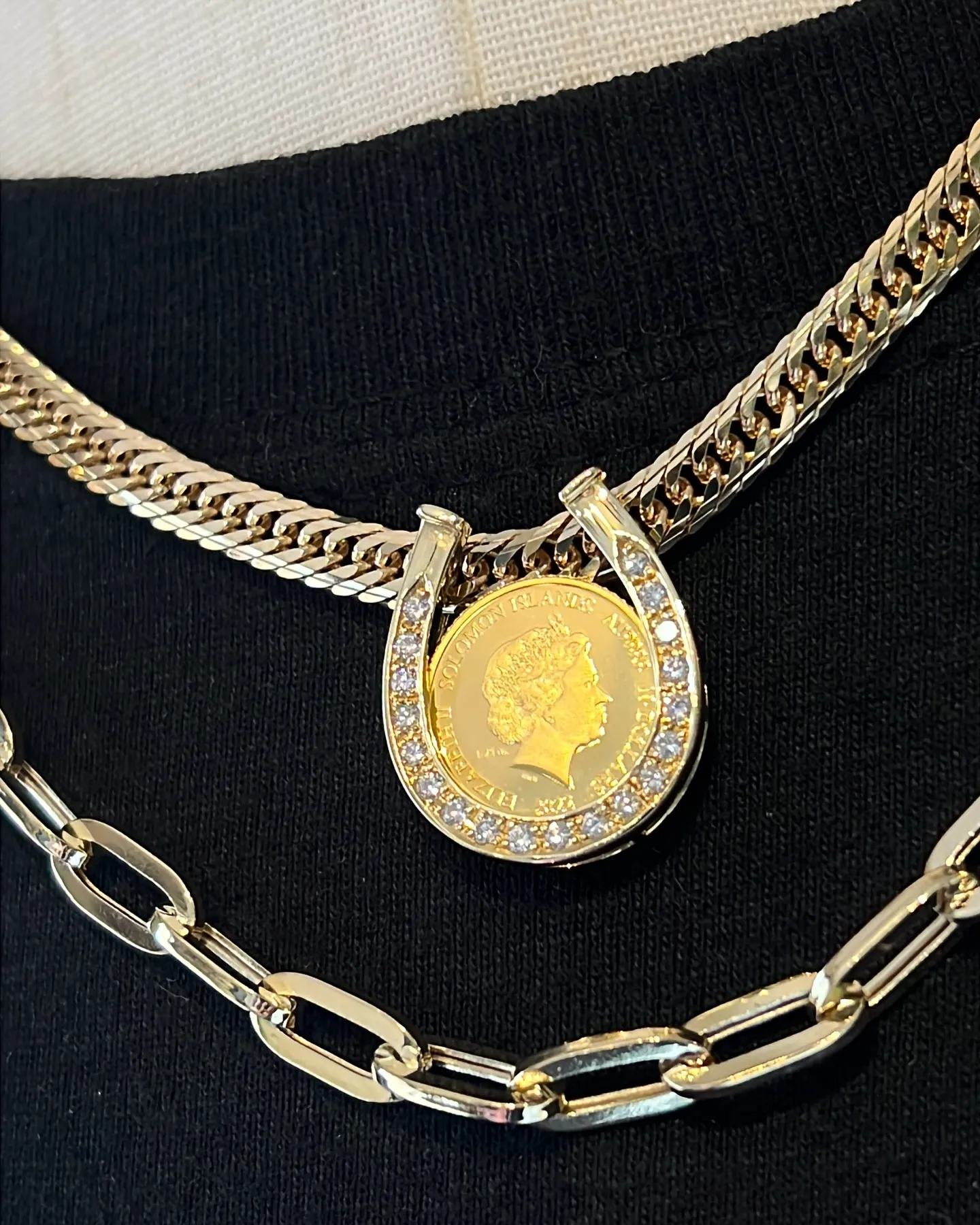 K18/K24  コインペンダント✨