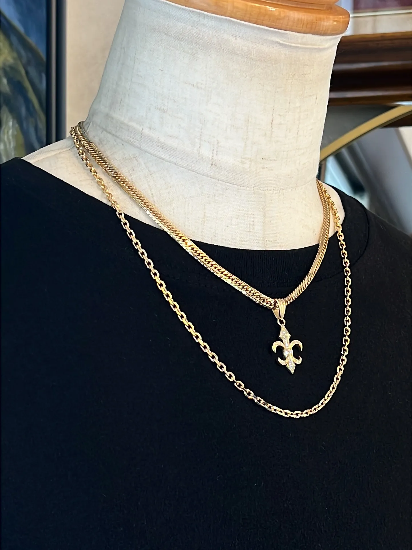 K18 天然ダイヤモンドペンダント✨