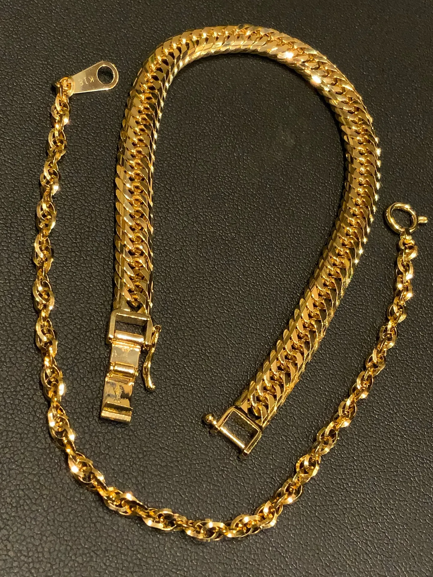 ✨異なる存在感、K18ブレスレット✨