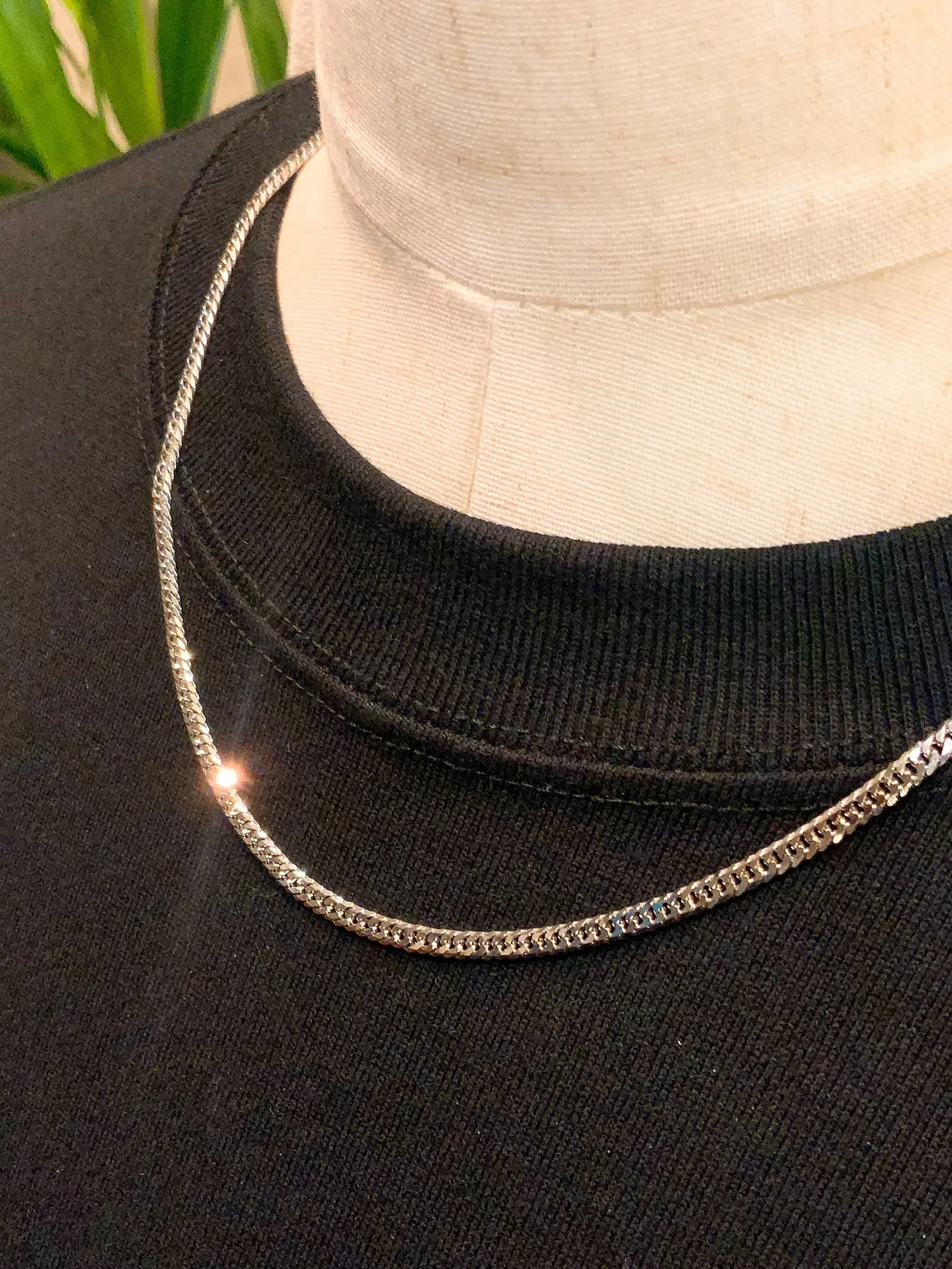 ✨洗練された輝き、プラチナ喜平ネックレス✨