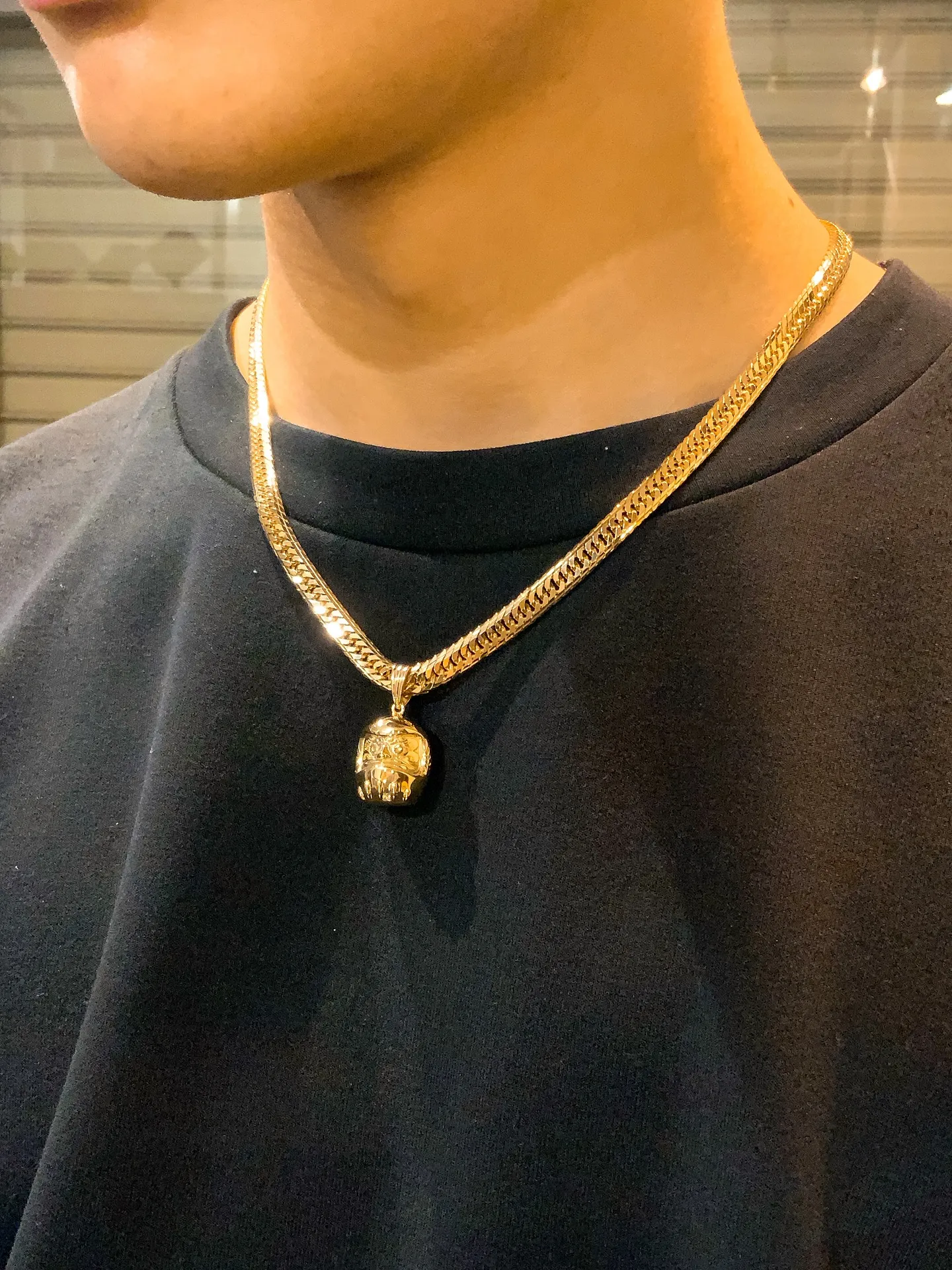 🔥K18 ダルマチャームペンダント🔥