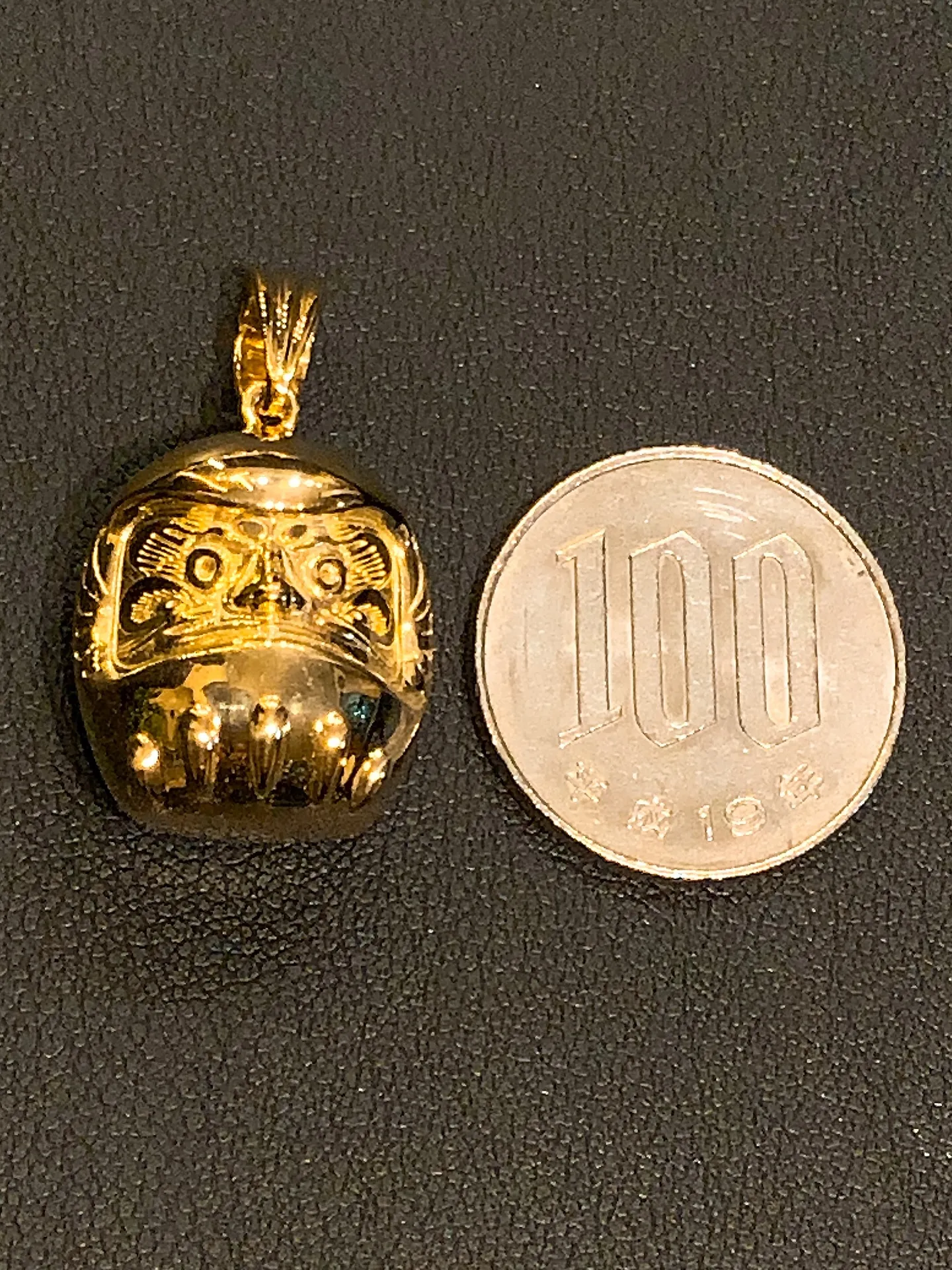 🔥K18 ダルマチャームペンダント🔥