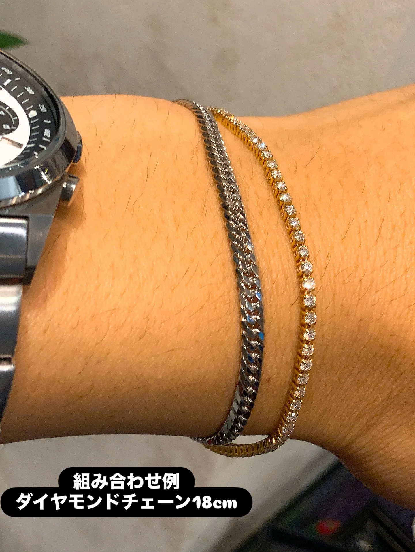 🔥✨PT850 6面ダブル 喜平ブレスレット✨🔥