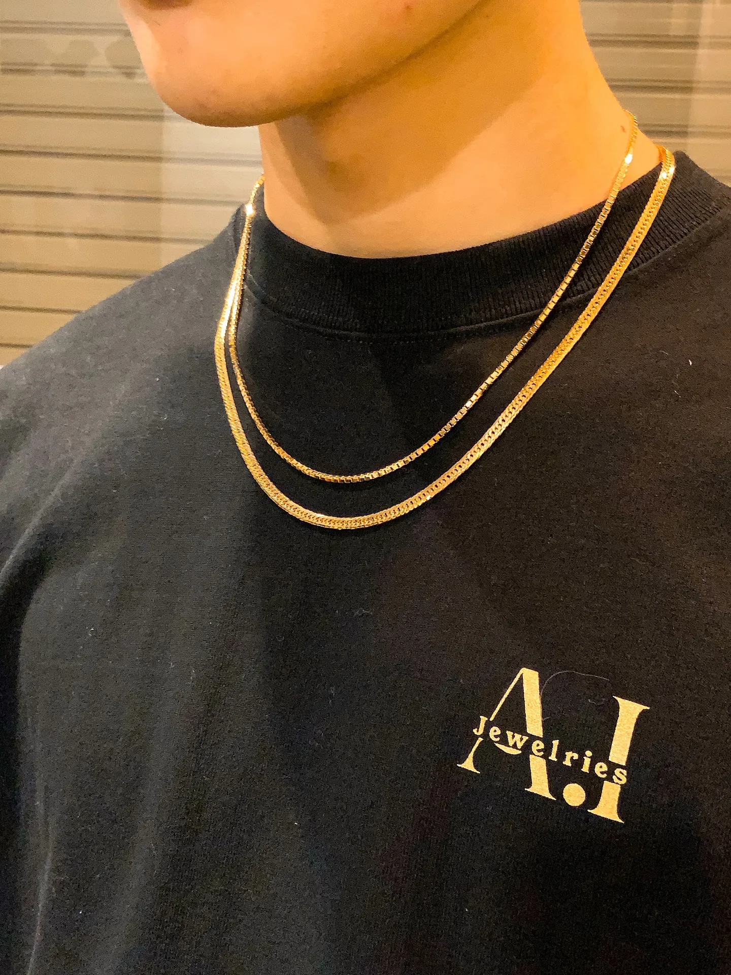 ✨K18 ベネチアン × 喜平ネックレス✨