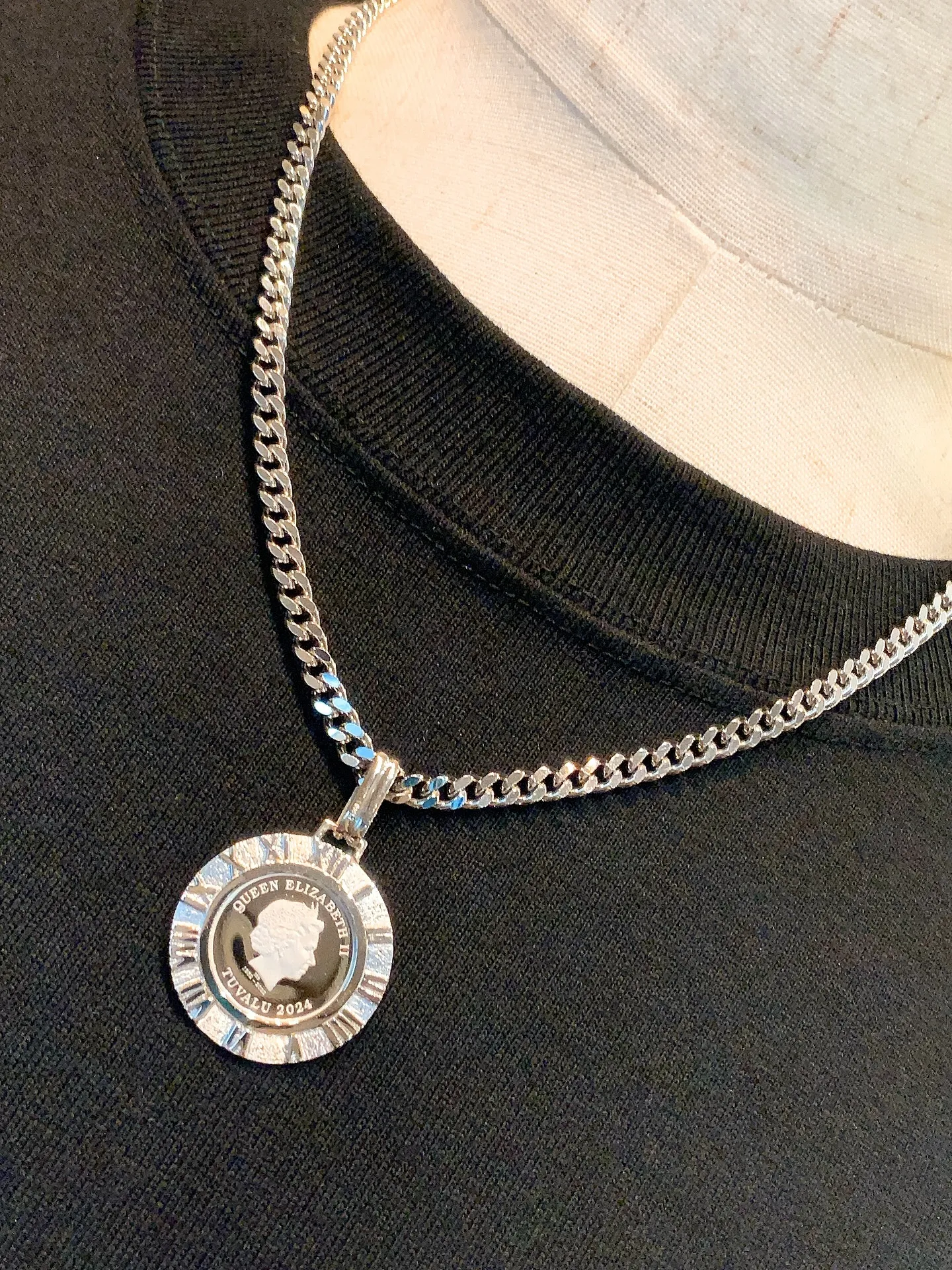 ✨PT850 2面シングル × コインペンダント✨