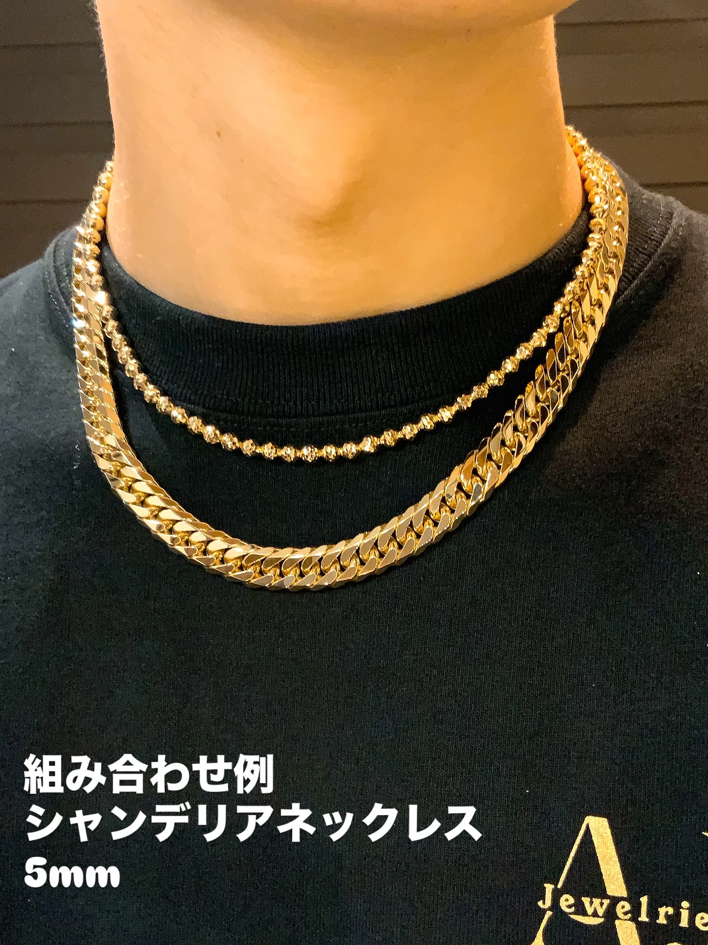 ✨K18 6面ダブル 喜平ネックレス✨