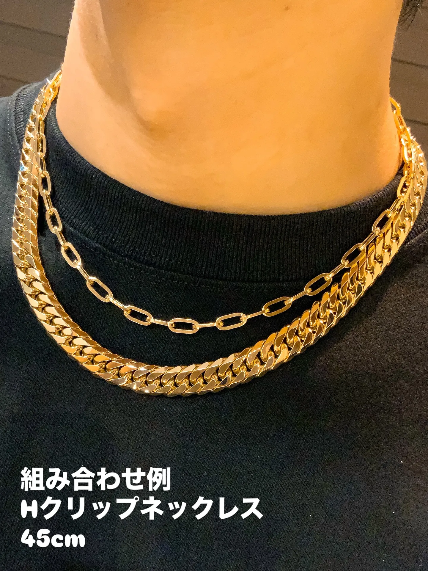 ✨K18 6面ダブル 喜平ネックレス✨