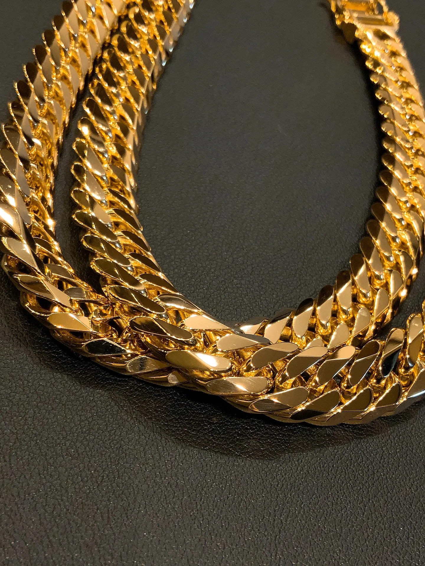 ✨K18 6面ダブル 喜平ネックレス✨