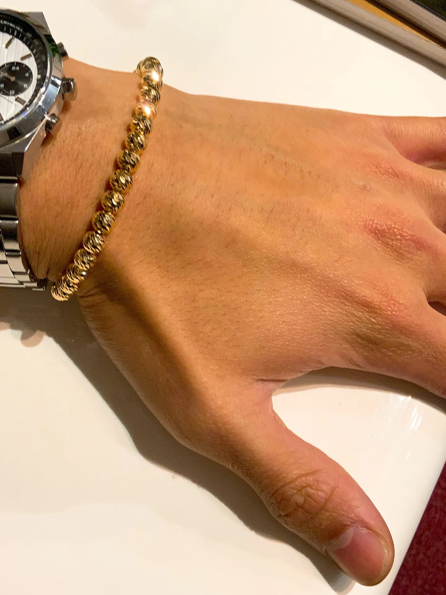 🌟K18 ミラーボールブレスレット 6mm🌟