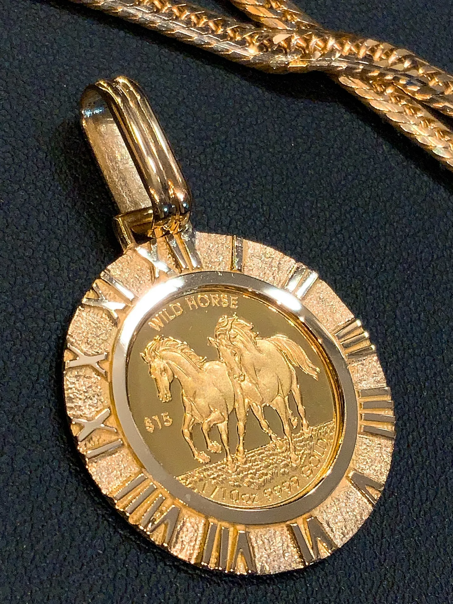 🐎K18喜平ネックレス × コインペンダント🐎