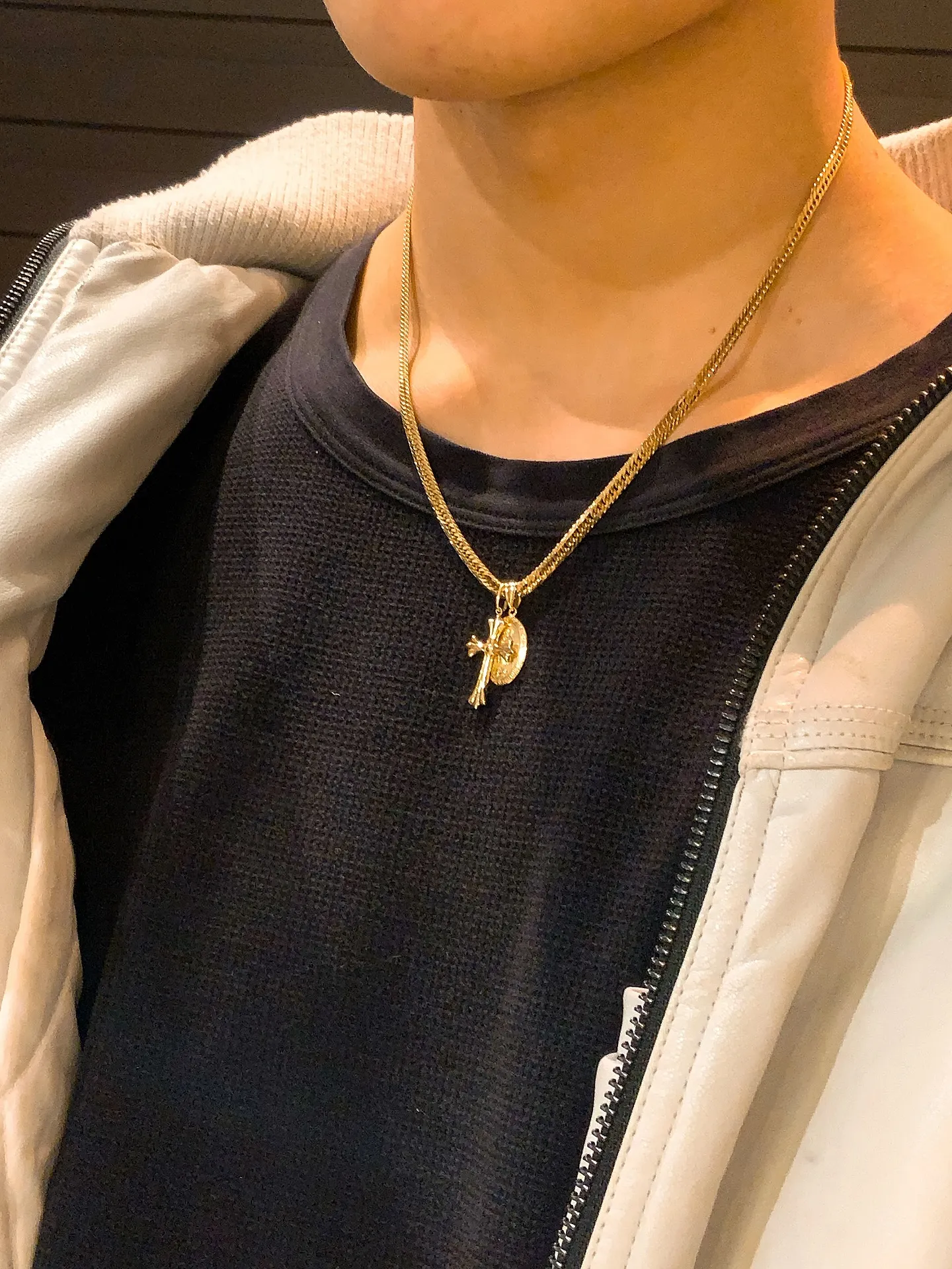 🐎K18喜平ネックレス × コインペンダント🐎