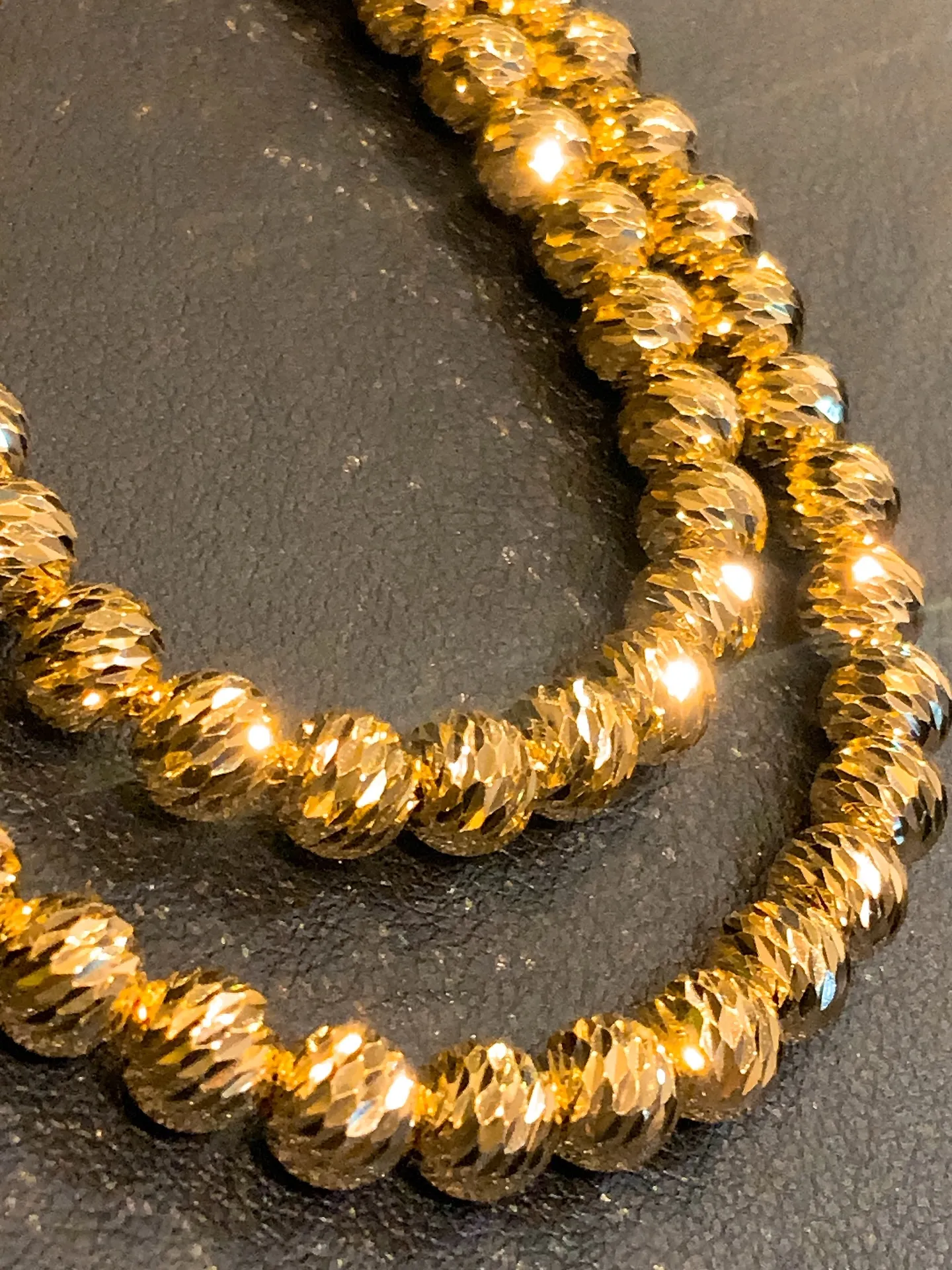 ✨K18 ハニーミラーボールネックレス✨