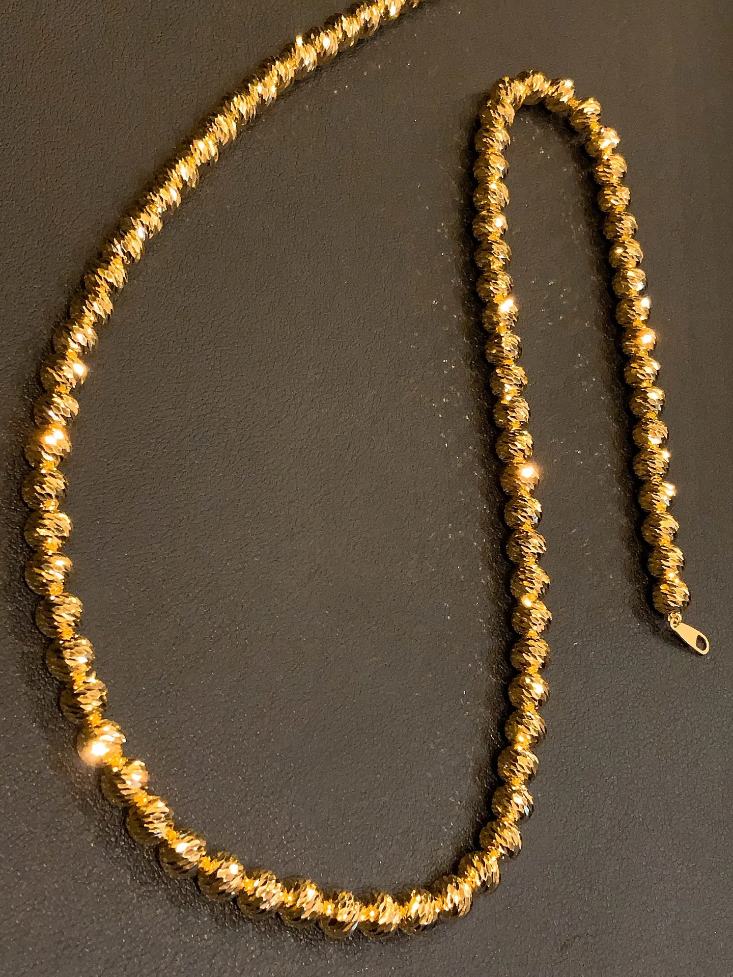 ✨K18 ハニーミラーボールネックレス✨