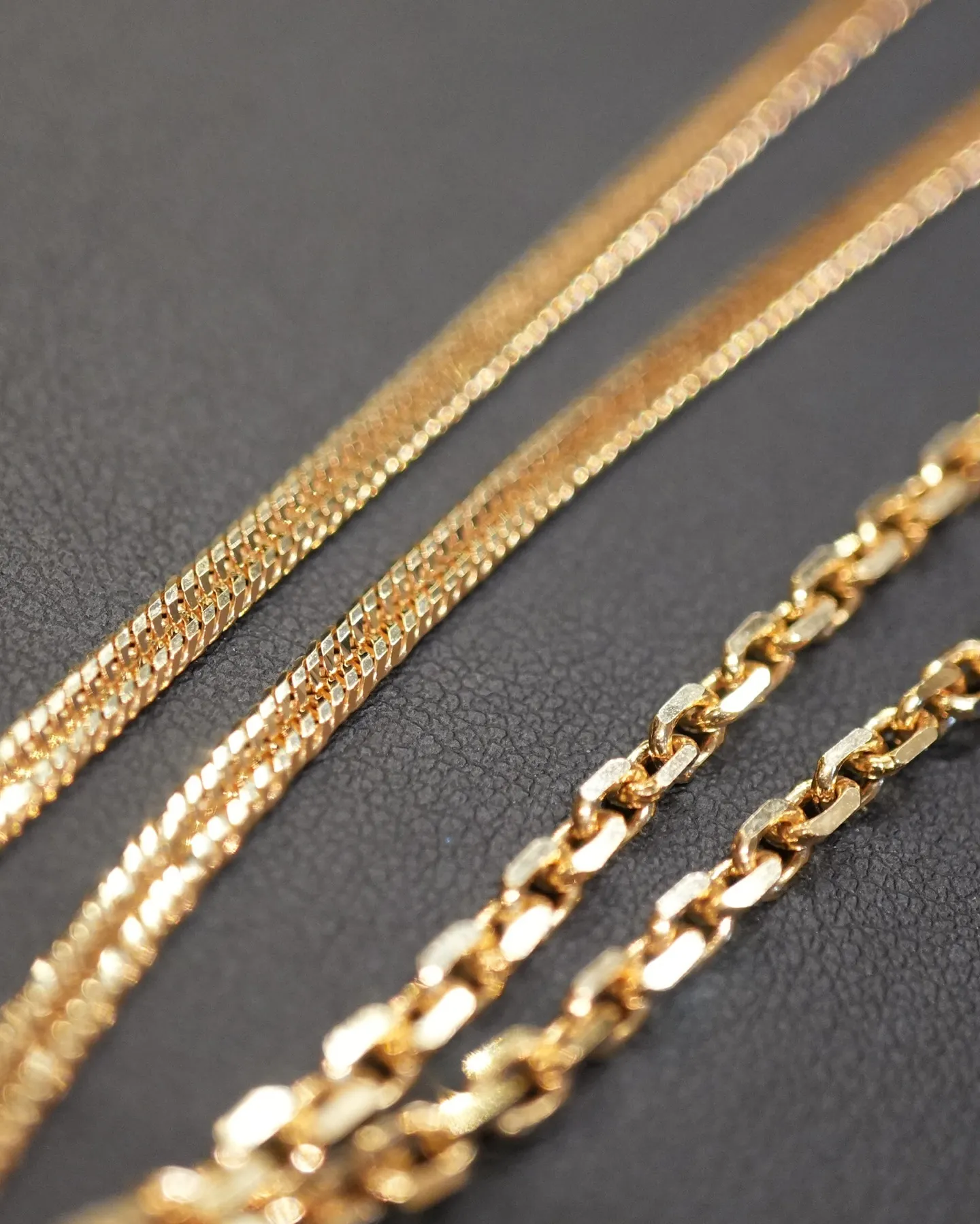 ✨K18 ネックレスレイヤードセット✨🔥