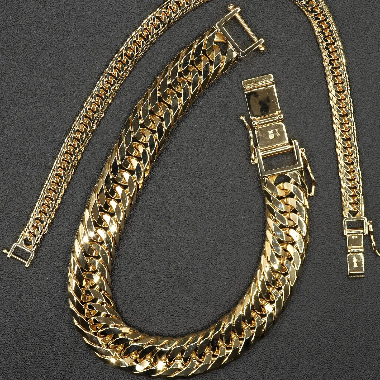 👑K18 喜平ネックレス 重ね付け👑