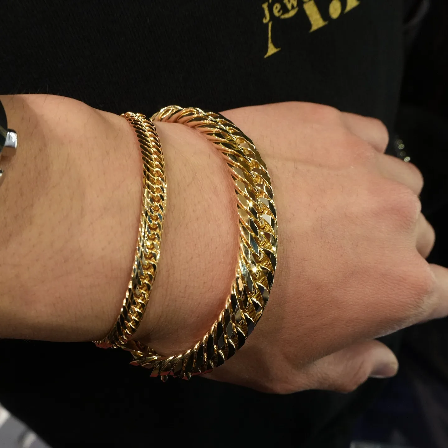 👑K18 喜平ネックレス 重ね付け👑