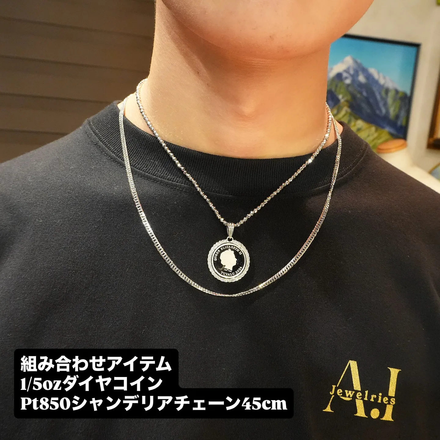 ✨PT850 喜平ネックレス✨