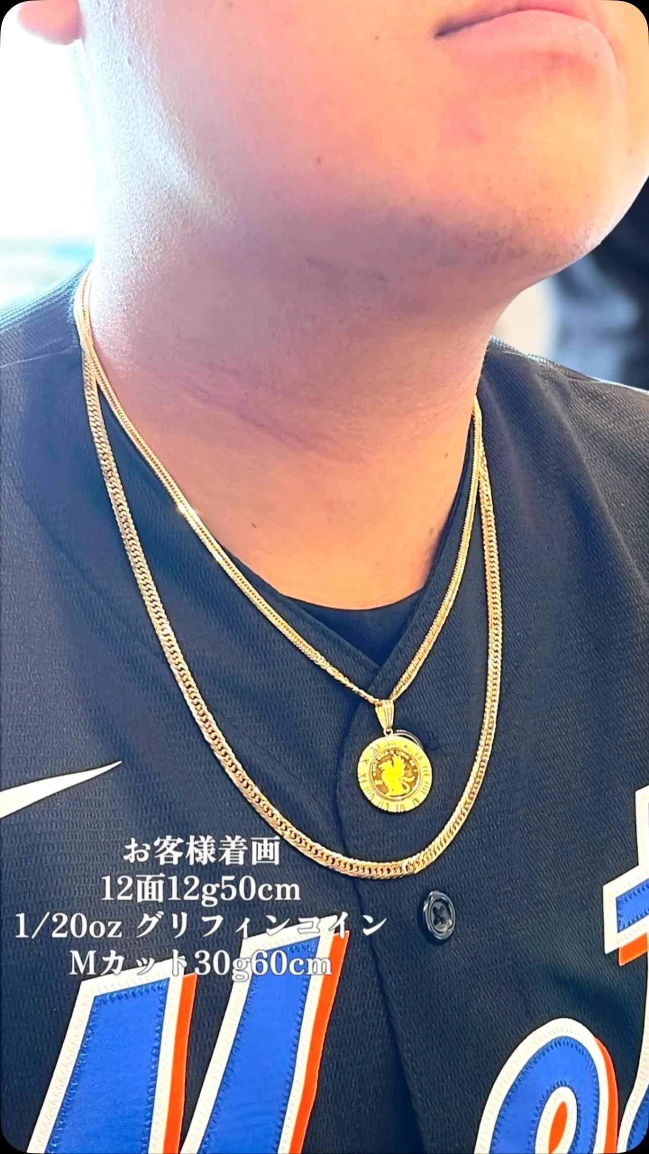 K18 1/20oz グリフィンコイン × Mカット